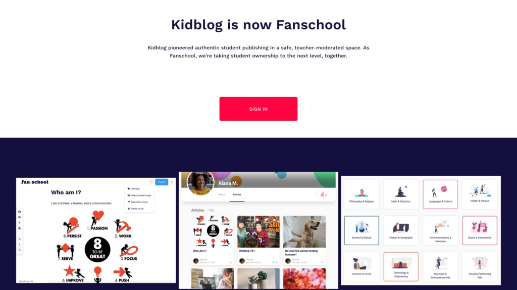 kidblog.org