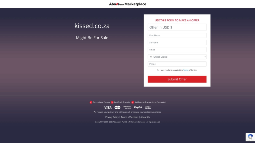 kissed.co.za