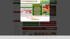 allfreechristmascrafts.com